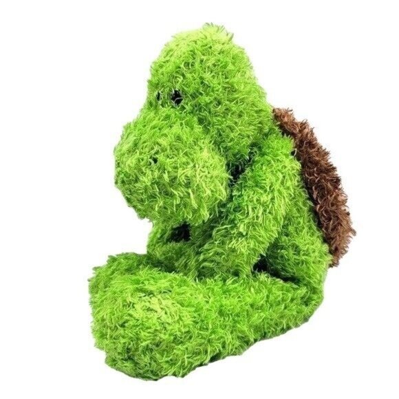 Gund Teegan Turtle Plush Green 17" Shell Floppy Shaggy Stuffed Animal 319628 - Picture 1 of 11